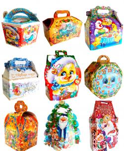 Новогодние коробки для конфет